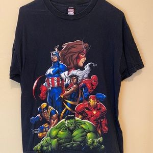 Vintage Marvel Mad Engine Super Hero T-Shirt